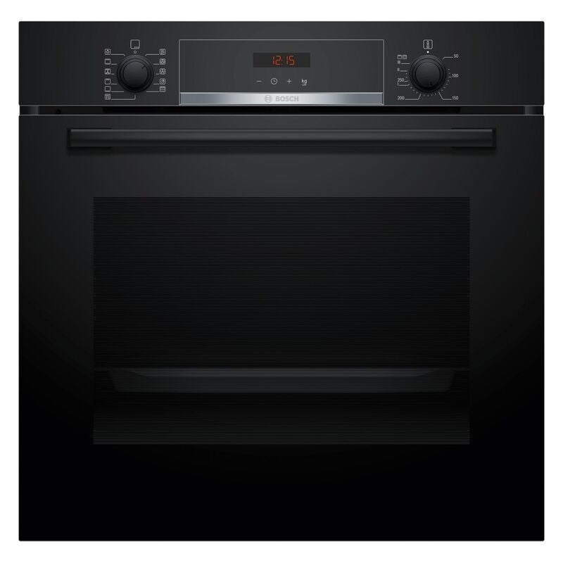 Bosch 60cm Pyrolytic Built-In Oven with 7 Functions - Black (Series 4)