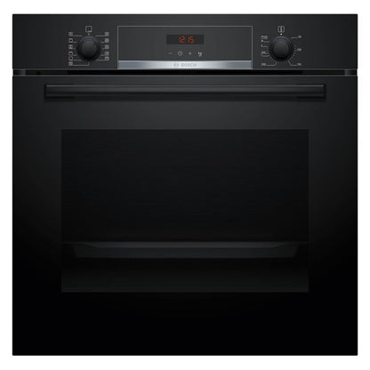 Bosch 60cm Pyrolytic Built-In Oven with 7 Functions - Black (Series 4)