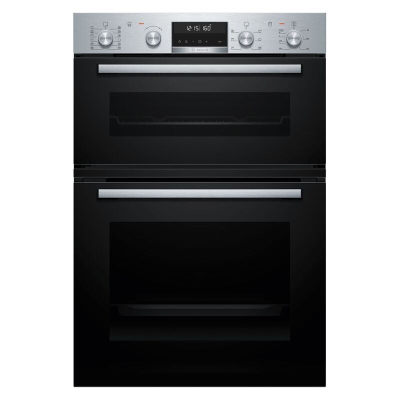 Bosch 60cm Pyrolytic Built-In Double Oven with 10 Functions - Stainless Steel (Series 6)