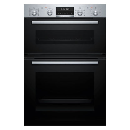 Bosch 60cm Pyrolytic Built-In Double Oven with 10 Functions - Stainless Steel (Series 6)