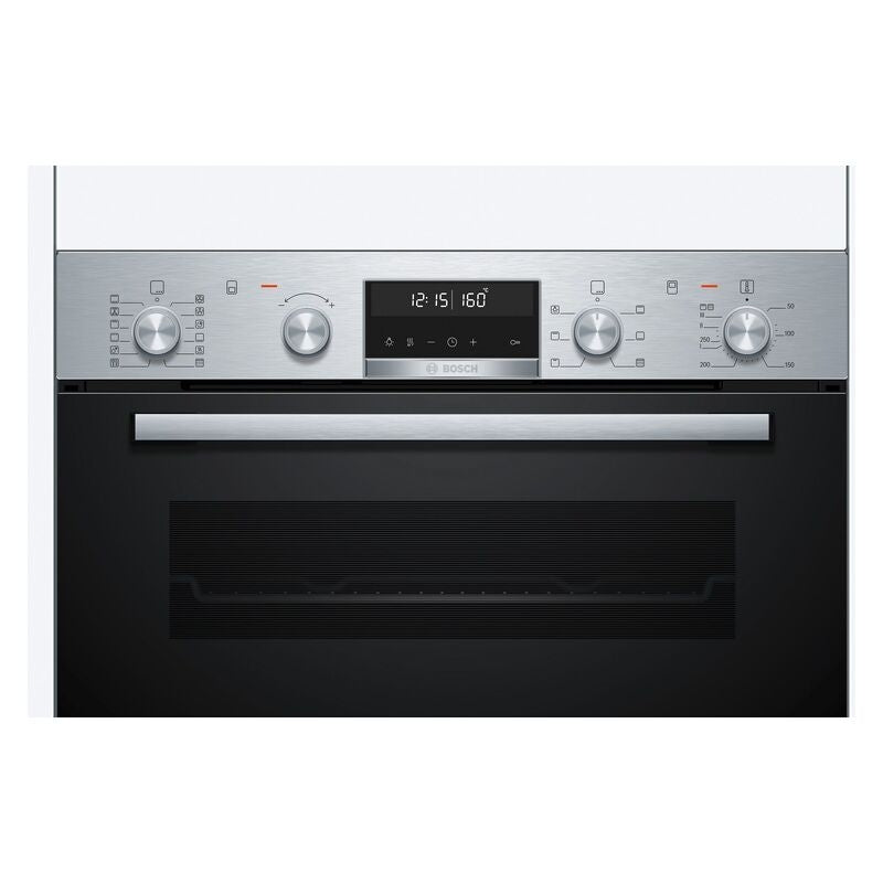 Bosch 60cm Pyrolytic Built-In Double Oven with 10 Functions - Stainless Steel (Series 6)