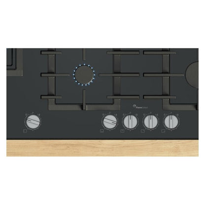 Bosch 90cm 5 Burner Gas Cooktop - Black Glass (Series 6)
