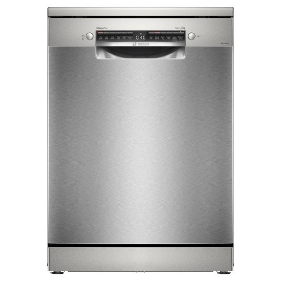 Bosch 15 Place Setting Smart Freestanding Dishwasher - Silver Inox (Series 6)