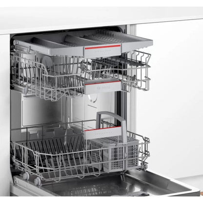 Bosch 14 Place Setting Smart Built-Under Dishwasher - Stainless Steel (Series 4)