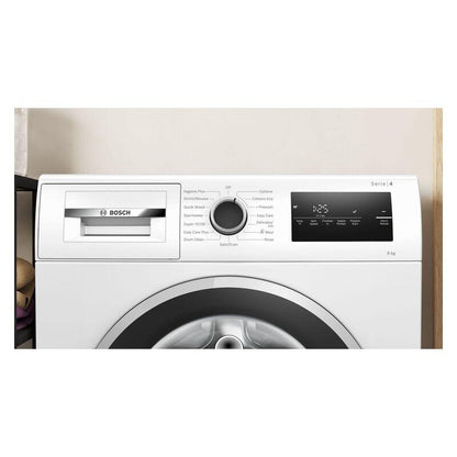 Bosch 8kg Front Load Washing Machine - White (Series 4)