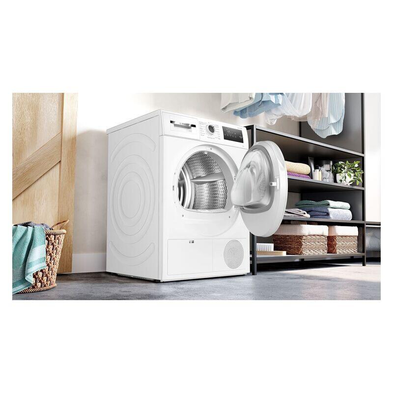 Bosch 8kg Heat Pump Condenser Dryer - White (Series 4)