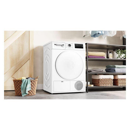 Bosch 8kg Heat Pump Condenser Dryer - White (Series 4)