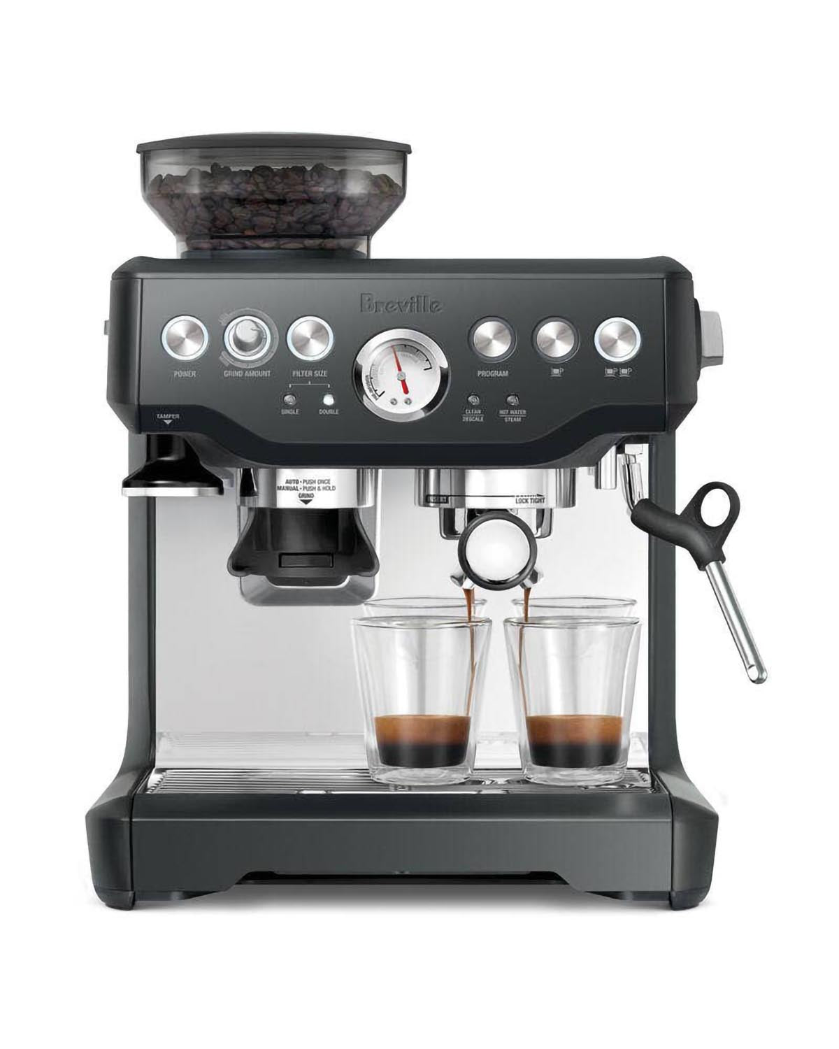 Breville the Barista Express Manual Coffee Machine - Charcoal