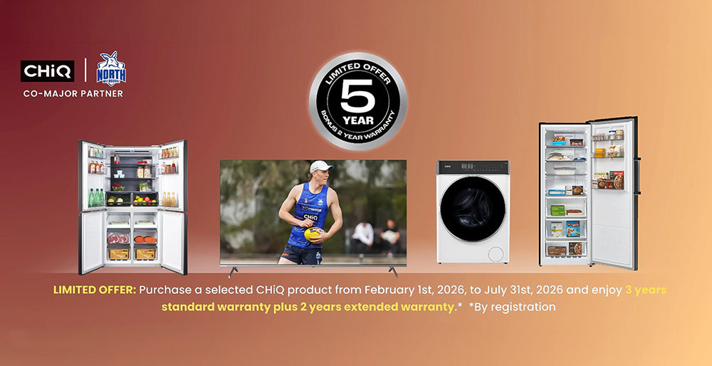5-Year Warranty on eligible CHiQ Appliances