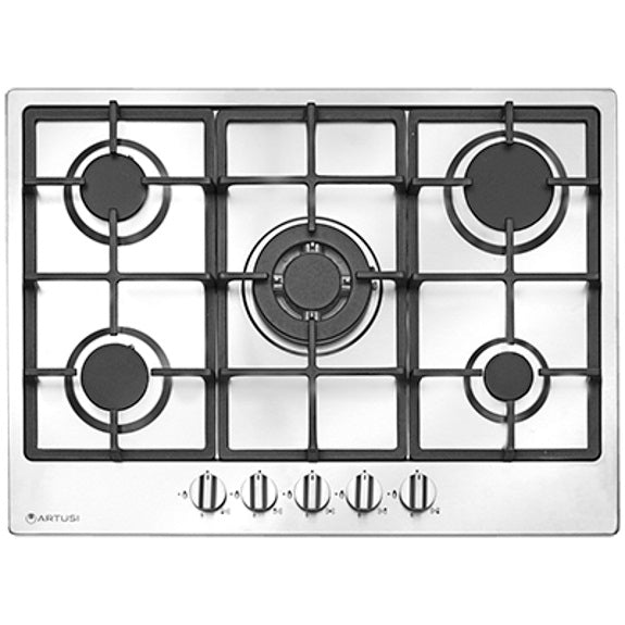 ARTUSI GAS COOKTOP STAINLESS STEEL 70cm