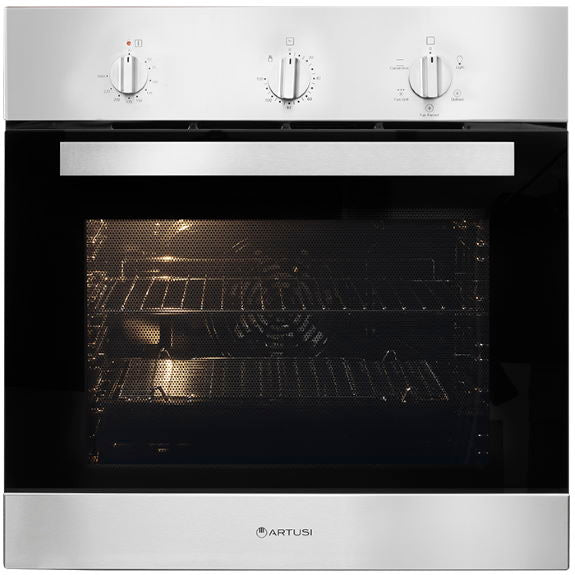 Artusi 60cm Built-In Oven with 5 Functions - Stainless Steel