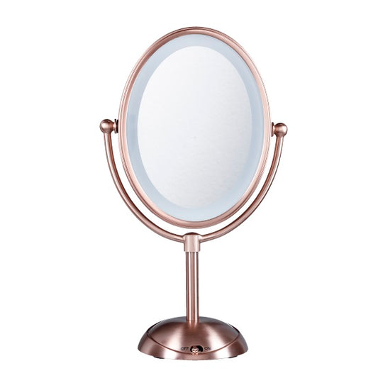 Conair LED Lighted Mirror - Brushed Rose Gold