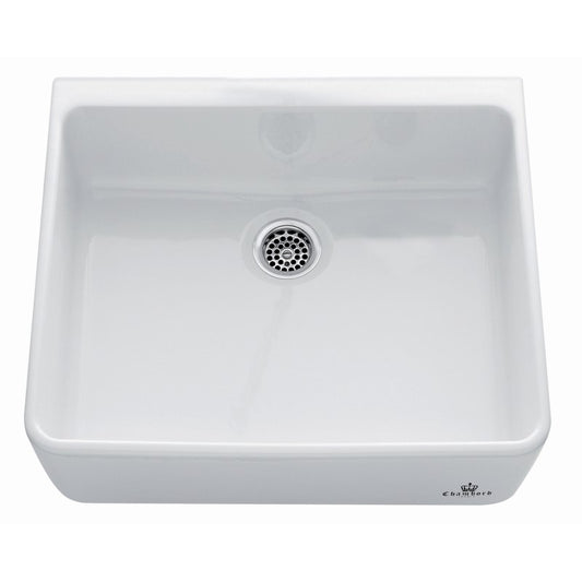 CHAMBORD CLOTAIRE SINGLE BOWL 595X500X200 WHITE