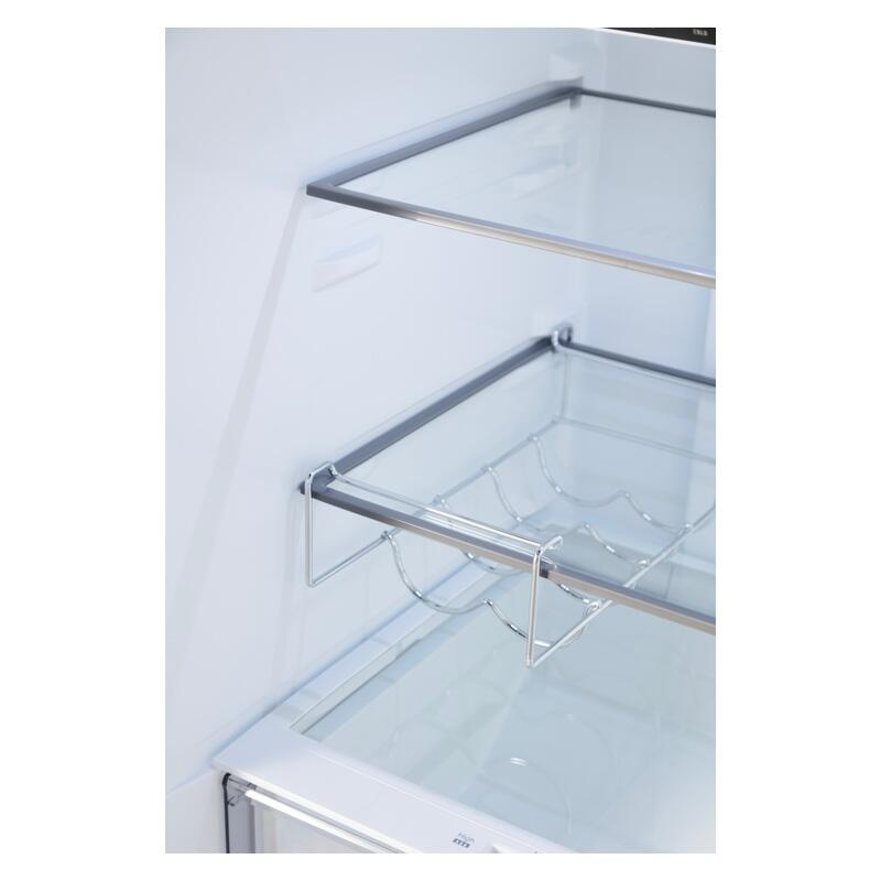 CHiQ 283L Bottom Mount Fridger - Black Steel
