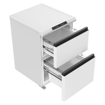 CHiQ 145L Hybrid Vertical Fridge or Freezer Drawers - White