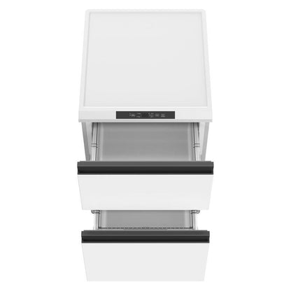 CHiQ 145L Hybrid Vertical Fridge or Freezer Drawers - White