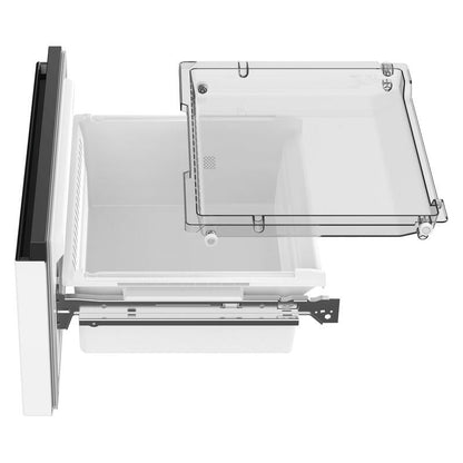 CHiQ 145L Hybrid Vertical Fridge or Freezer Drawers - White