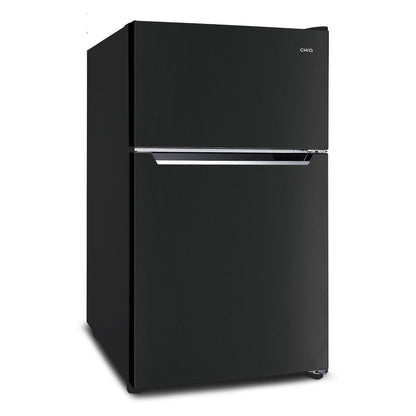 CHiQ 86L Top Mount Fridge Freezer - Black