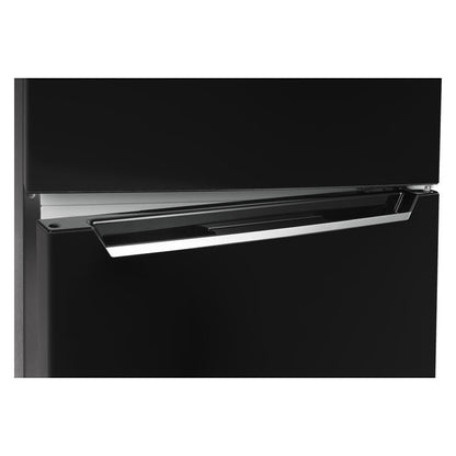 CHiQ 86L Top Mount Fridge Freezer - Black
