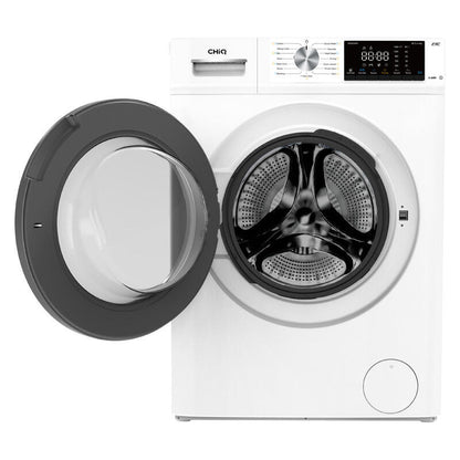 CHiQ 8.5kg + 5kg Front Load Washing Machine & Dryer Combo - White