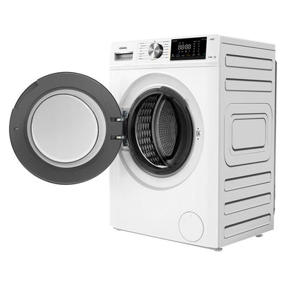 CHiQ 8.5kg + 5kg Front Load Washing Machine & Dryer Combo - White
