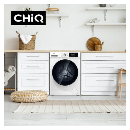 CHiQ 8.5kg + 5kg Front Load Washing Machine & Dryer Combo - White