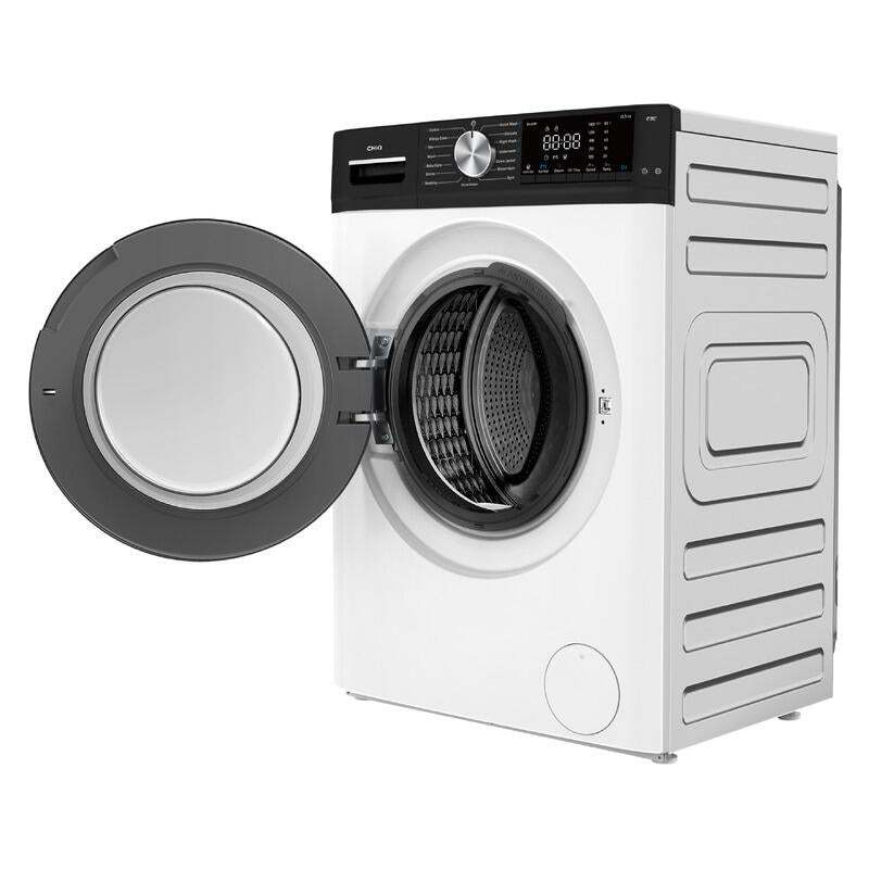 ChiQ 8.5kg Front Load Washer Only - White