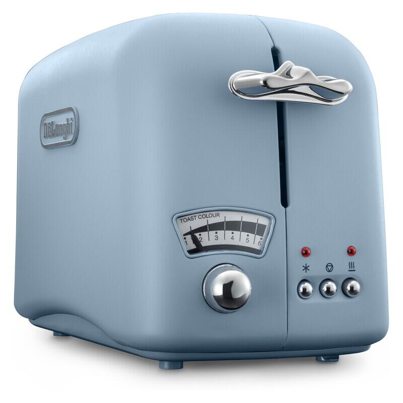 DeLonghi Argento Kettle & 2-Slice Toaster Pack - Blue