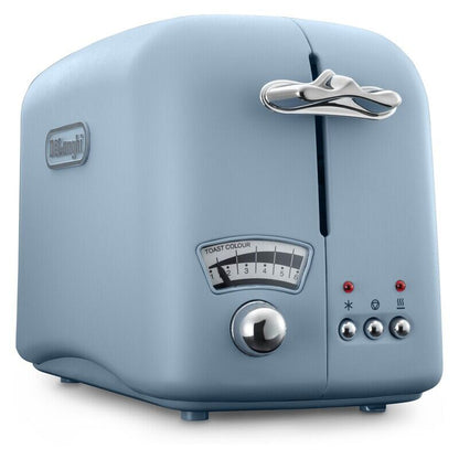 DeLonghi Argento Kettle & 2-Slice Toaster Pack - Blue