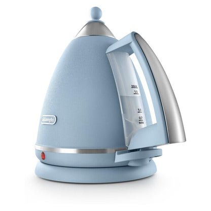 DeLonghi Argento Kettle & 2-Slice Toaster Pack - Blue
