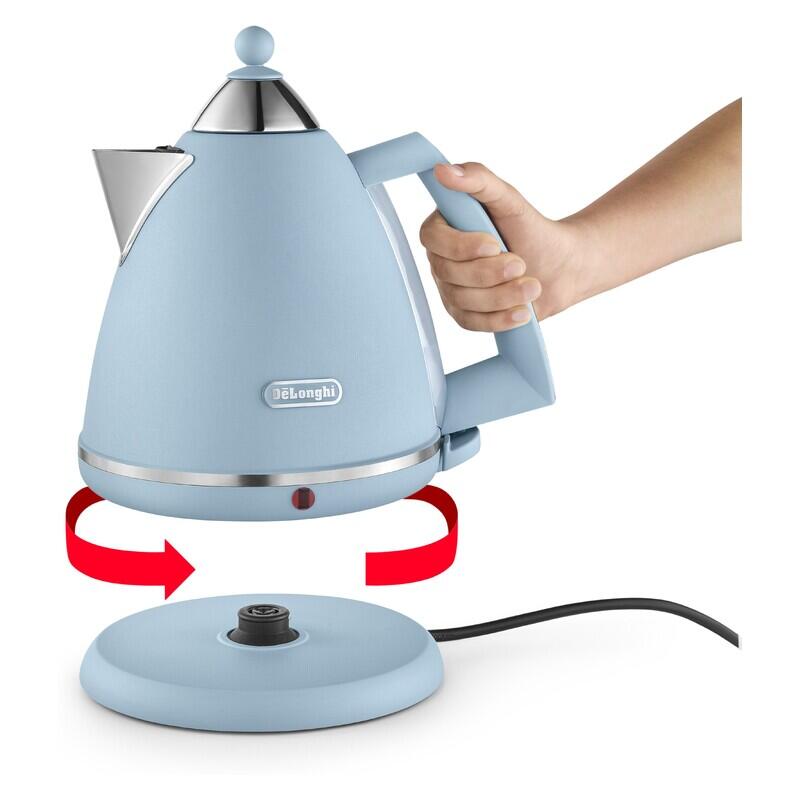 DeLonghi Argento Kettle & 2-Slice Toaster Pack - Blue