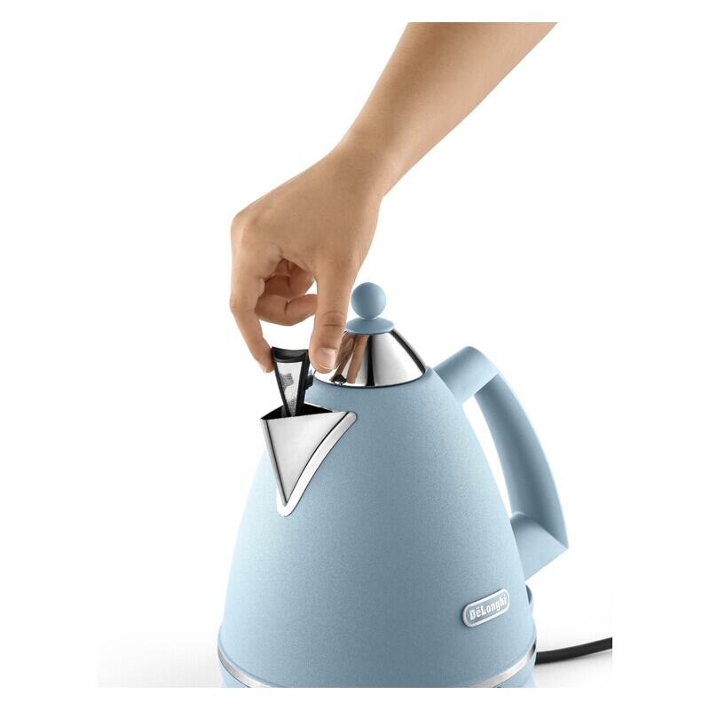 DeLonghi Argento Kettle & 2-Slice Toaster Pack - Blue