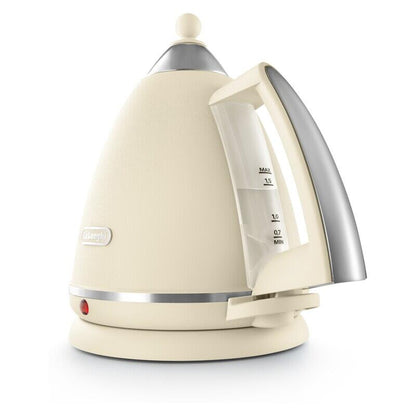 DeLonghi Argento Kettle & 2-Slice Toaster Pack - Beige