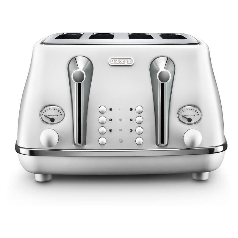 DeLonghi Icona Capitals 4-Slice Toaster - Helsinki White