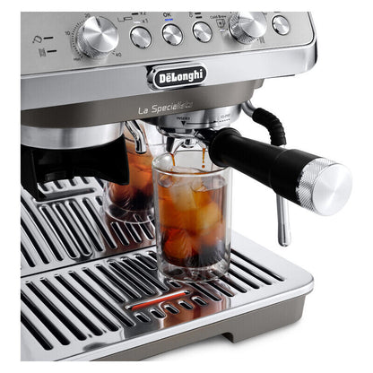 DeLonghi La Specialista Arte Evo Manual Coffee Machine with Cold Brew - Stainless Steel