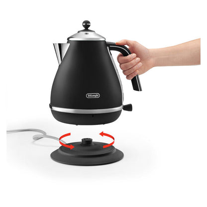DeLonghi Icona Capitals 1.7L Kettle – Edinburgh Black