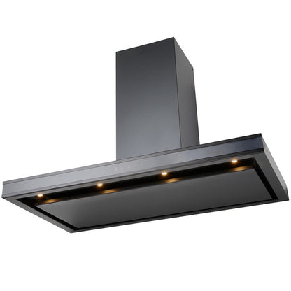 Schweigen 90cm Silent Canopy Rangehood for Moderate Cooking - Black