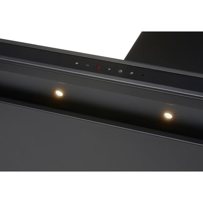 Schweigen 90cm Rangehood Canopy Silent Moderate Cooking - Black
