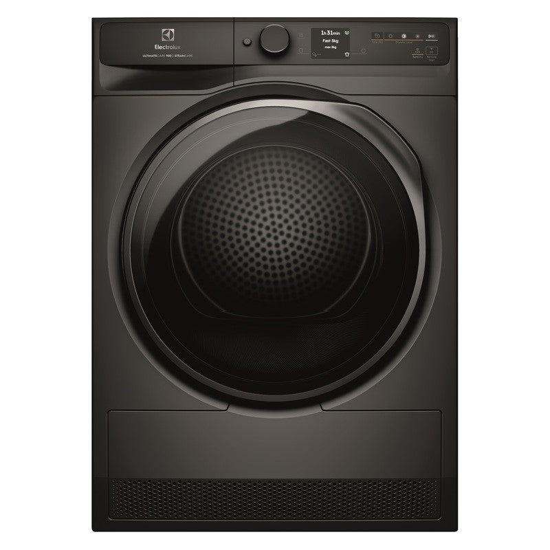Electrolux 9kg Smart Heat Pump Condenser Dryer - Dark Onyx (UltimateCare 900)
