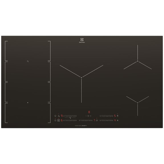 Electrolux 90cm UltimateTaste 700 Induction Cooktop - Black