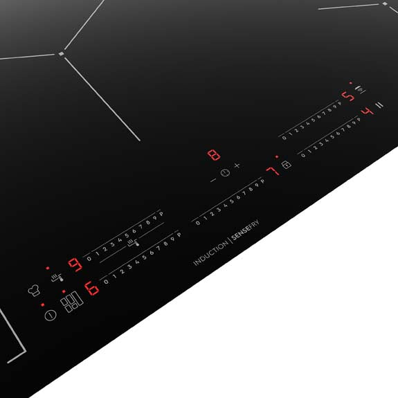 Electrolux 90cm UltimateTaste 700 Induction Cooktop - Black