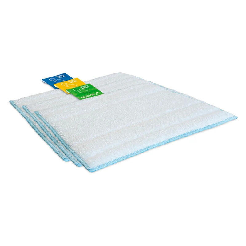 Euroflex Replacement Microfibre Floor Pads (3 Pack)