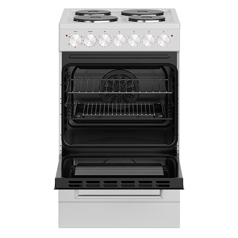Euromaid 50cm Electric Freestanding Cooker - White