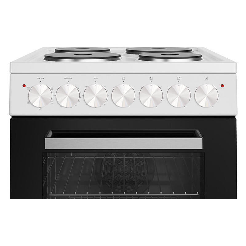 Euromaid 50cm Electric Freestanding Cooker - White
