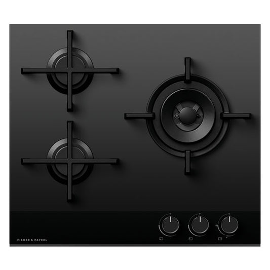 FISHERPAYKEL GAS ON GLASS COOKTOP 60CM