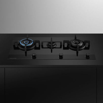 FISHERPAYKEL GAS ON GLASS COOKTOP 90CM