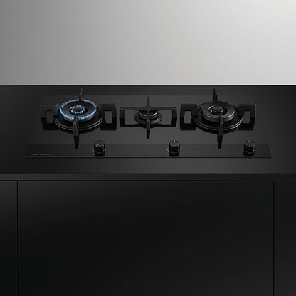 FISHERPAYKEL GAS ON GLASS COOKTOP 90CM