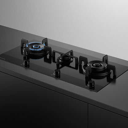 FISHERPAYKEL GAS ON GLASS COOKTOP 90CM