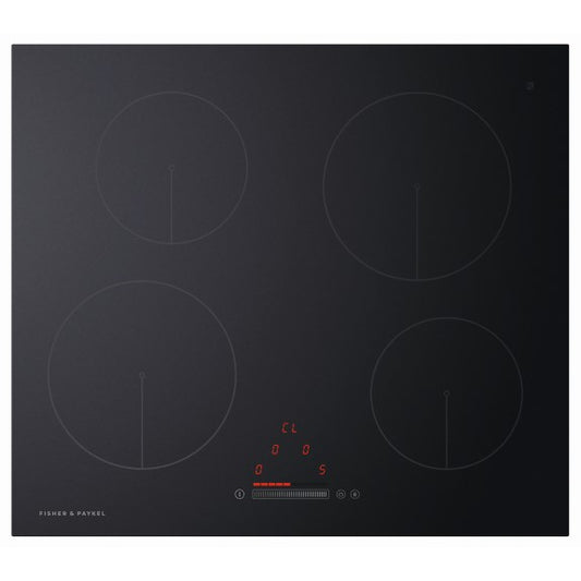 FISHERPAYKEL INDUCTION COOKTOP 4 ZONES BLACK GLASS 60cm