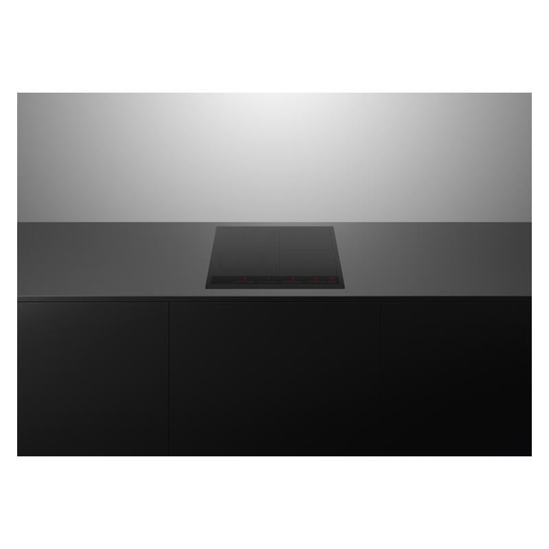 Fisher & Paykel 60cm 4 Zone Induction Cooktop: Smart Zone - Black (Series 7)